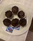 Cupcakes σοκολάτας στην air fryer