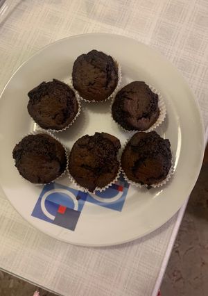 Φωτογραφία της συνταγής Cupcakes σοκολάτας στην air fryer