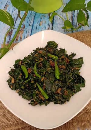 Foto resep Chaya Tumis daun pepaya Jepang