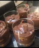 Postre de vainillas con flan