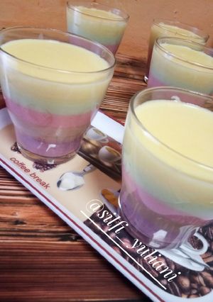 Foto resep Puding pelagi rasa nano nano 😀😀