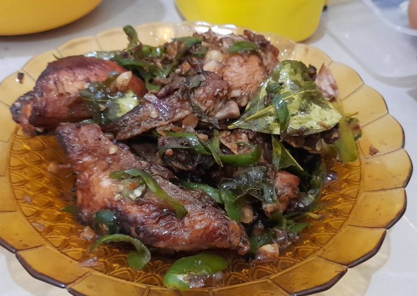 Ayam goreng cabe ijo