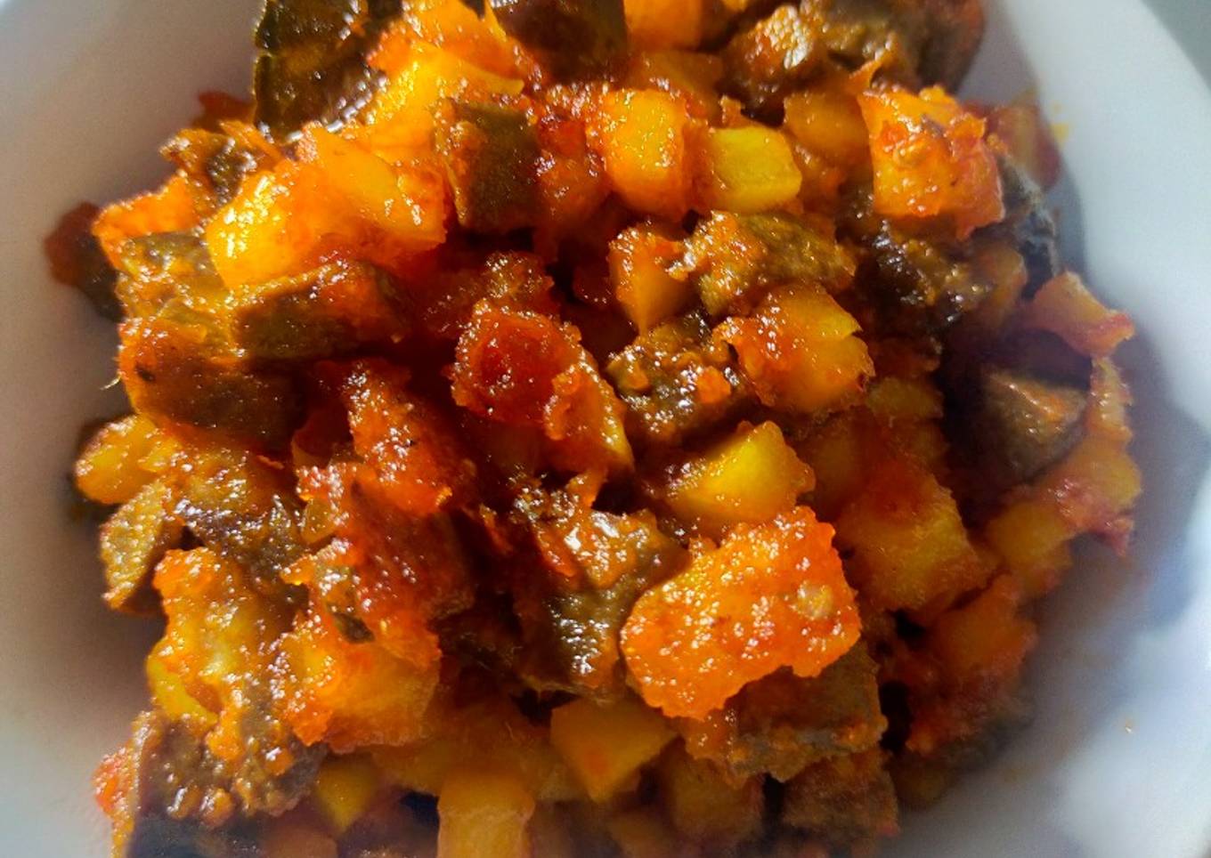 Sambal Goreng Kentang Hati Sapi