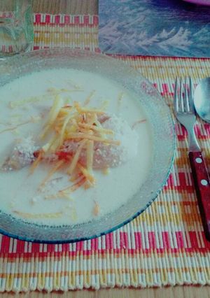 Una foto de Sopa de mani super fácil