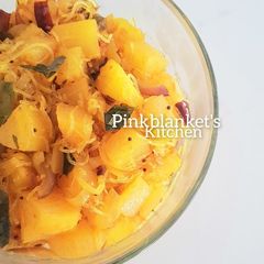 A picture of Cassava in Spices.