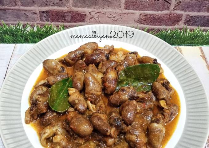  Resep 228 Semur Jantung Ayam Pedas oleh Mama Albiyan Cookpad