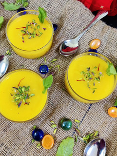 केसर आम रस (kesar aam ras recipe in Hindi) रेसिपी मुख्य फोटो