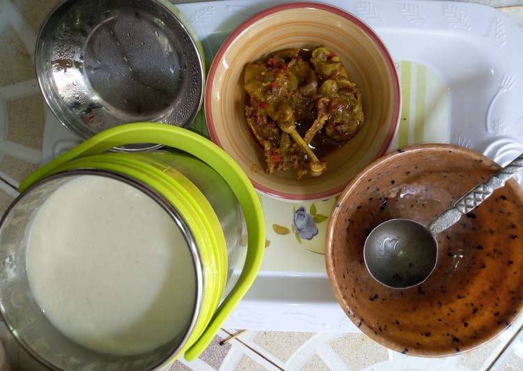 Steps to Prepare Award-winning Kunun gyada an chicken soup