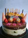 Pudding Coklat Busa Oreo Chocolate Cake