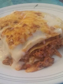 Una foto de Lasaña de carne boloñesa