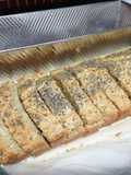 Pan keto de ajonjolí y coco
