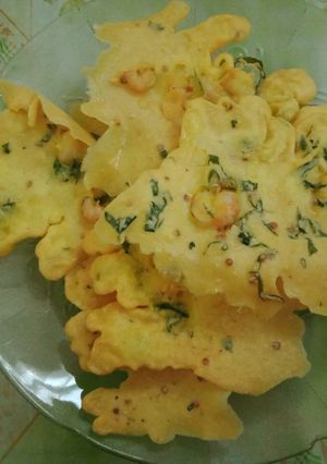 Foto resep Peye udang daun kunyit