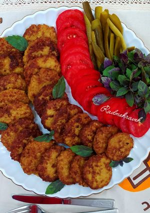 عکسی از دستور کتلت گوشت و بلغور