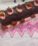 🍫🍓 Pionono de chocolate con fresas 🍓🍫