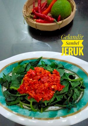 Foto resep Gelandir Sambel Jeruk