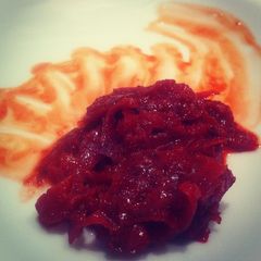 A picture of Beetroot Halva.