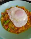 Charquicán con huevo