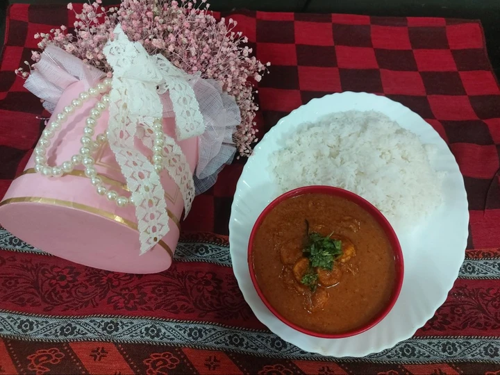 Easy Way Prepare Recipe Prawns ghassi curry mangalory style/ with boil rice that is  Makes Drooling, Tasty}