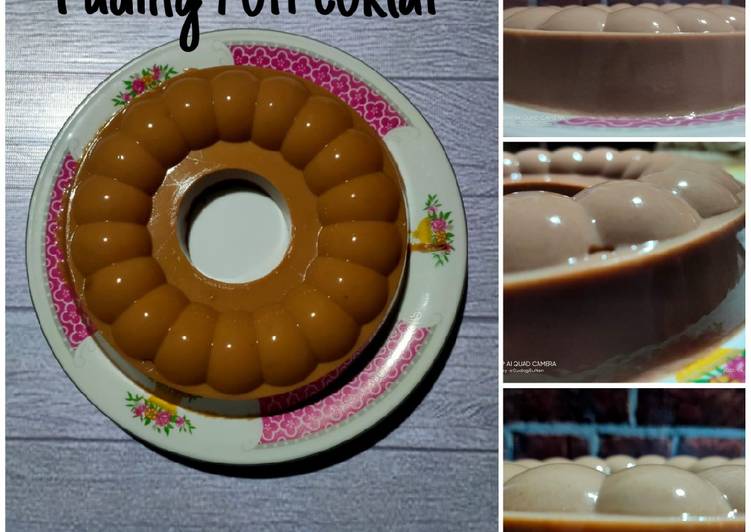 Puding roti coklat