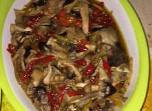 Foto resep Tumis jamur sawit super pedas