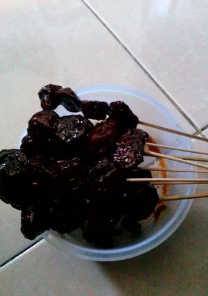 Foto resep Sate bakso simpel