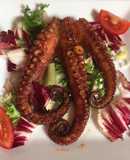Pulpo embarrado