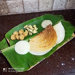 A picture of ફરાળી ઢોસા.