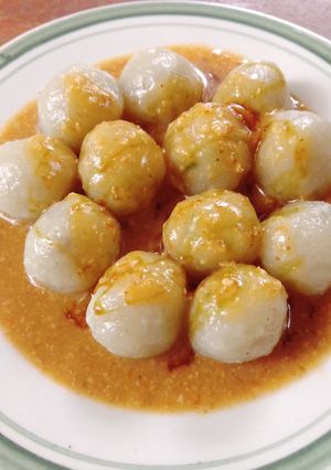 Foto resep Cilok bumbu kacang menul