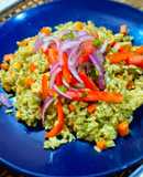 Arroz con pollo a mi estilo