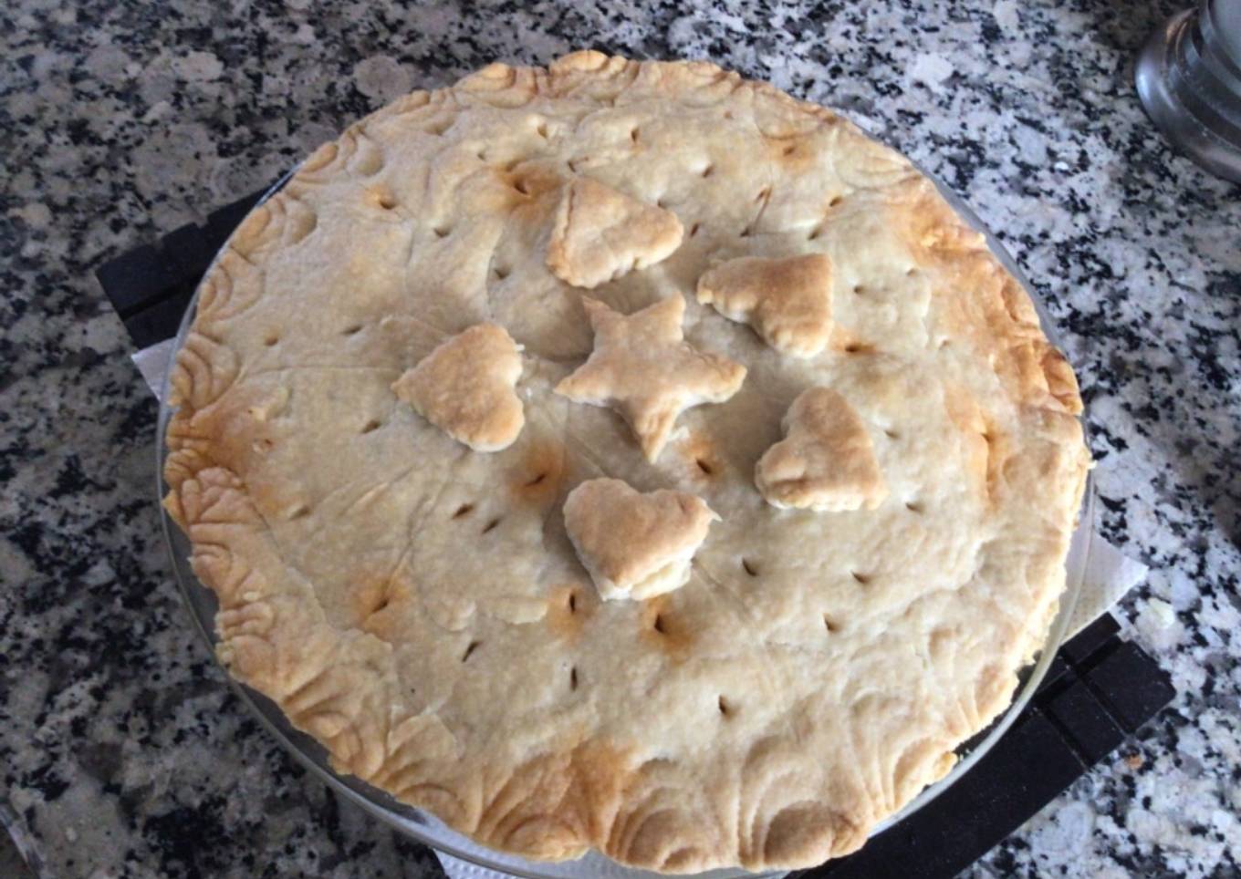 Pastel de carne y vegetales