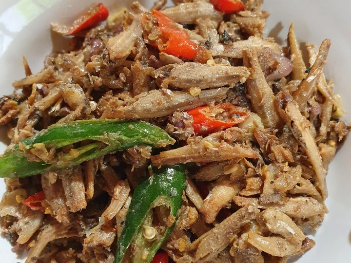 Langkah Mudah untuk Membikin Resep Tumis teri jengki pedas yang  Bikin Ketagihan Anti Ribet, Menggugah Selera
