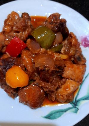 চিলি চিকেন (chili chicken recipe in Bengali) রেসিপির প্রধান ছবি