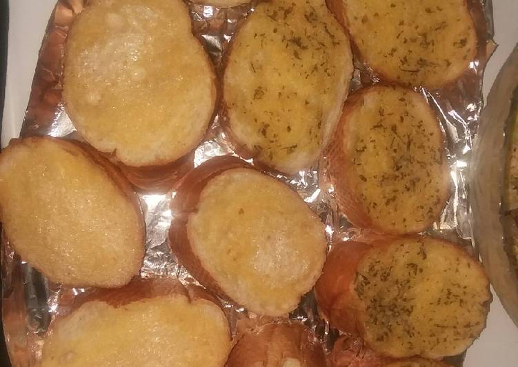 Easiest Way to Make Super Quick Homemade Simple Garlic bread