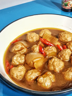 Foto resep 172. Bola Daging Ayam Saus Tiram