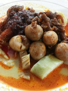 Foto resep Lontong sayur bumbu habang