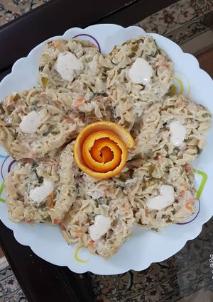 عکسی از دستور سالاد ماکارانی 😋😋