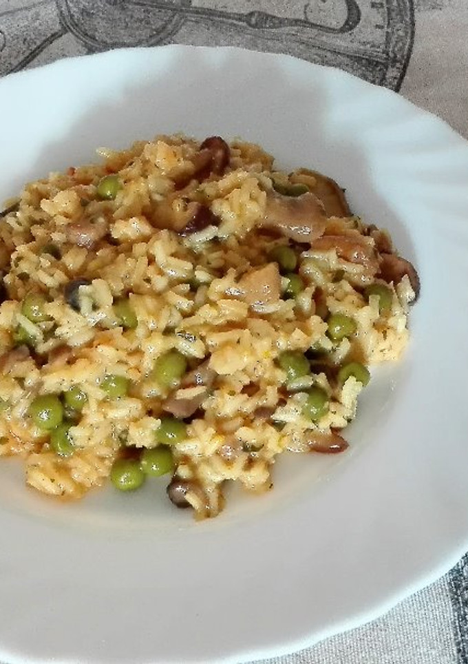 Una foto de Risotto de setas