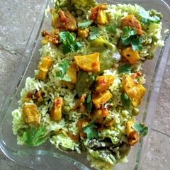 A picture of Green rice.