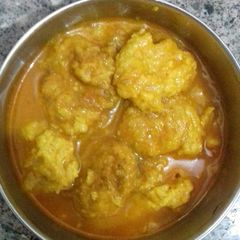 A picture of Pumpkin kofta curry.
