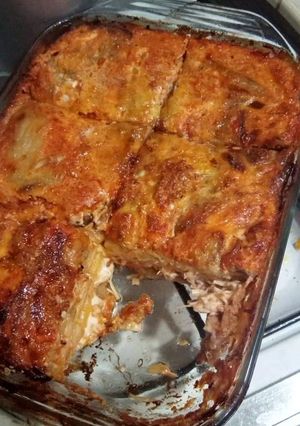 صورة لوصفة ڨراتان بطاطا وباذنجان