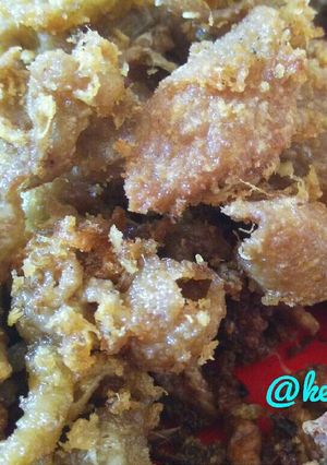 Foto resep Kulit Ayam Goreng ala "Sopo Ngiro" 🐓