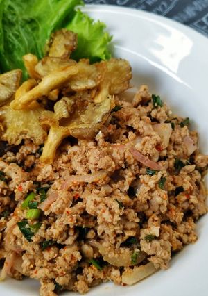 รูปของ ลาบหมูเห็ดกรอบ