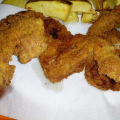 A picture of KFC chicken😉#author marathon.
