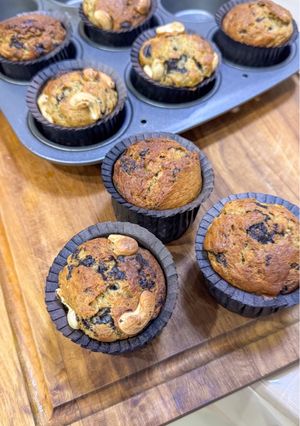 Foto resep Banana Muffin - Muffin Pisang (Tanpa Mixer, Super Gampang)