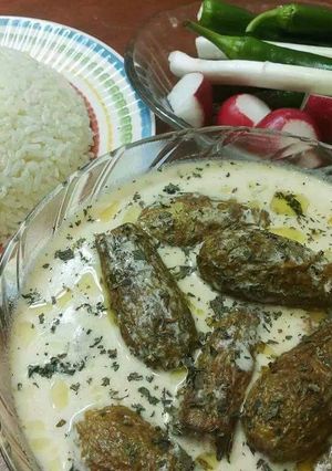 صورة لوصفة مخشي كوسا مع لبن 😍😋