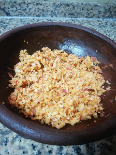 A picture of Tasty coconut sambal.