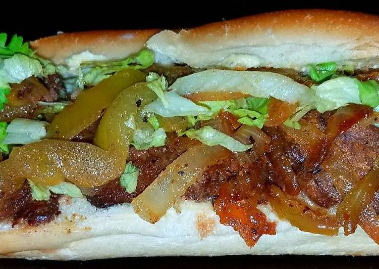 Recipe of Award-winning Mike’s Prime Rib Po' Boys