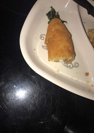 A picture of Potatoes croquettes.