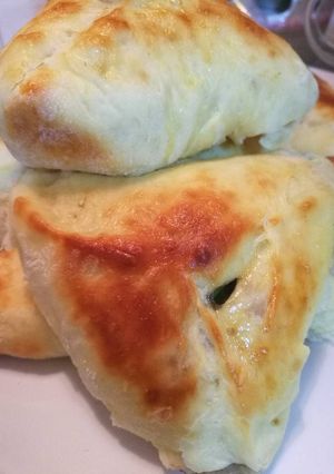صورة لوصفة فطائر السبانخ 😍🍋