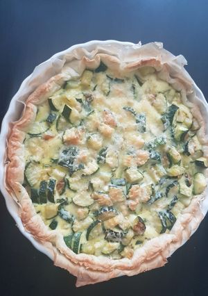 Une photo de Tarte aux courgettes